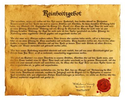 Ραινσχαινγκεμπότ, ο νόμος που κατοχύρωσε την καθαρότητα της γερμανικής μπύρας με τέσσερα μόνο συστατικά