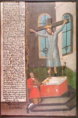 Μεσαιωνική απεικόνιση της Γουιλγκεφόρτις