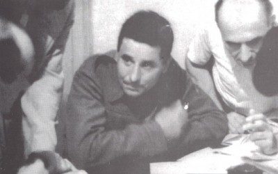 Ο Ζαχαριάδης στα γραφεία του ΚΚΕ αμέσως μετά την άφιξή του από το Νταχάου