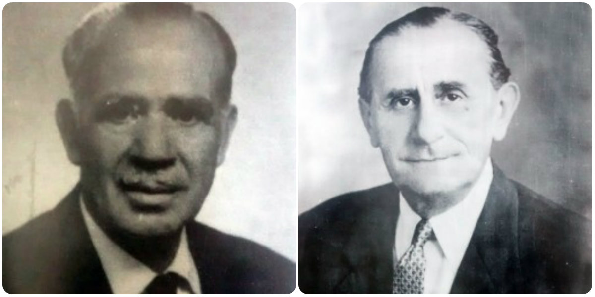 Διομήδης Συμνεωνίδης (αριστερά) και Γεώργιος Πούλιας (δεξιά) οι εμπνευστές του ΑΠΟΕΛ 